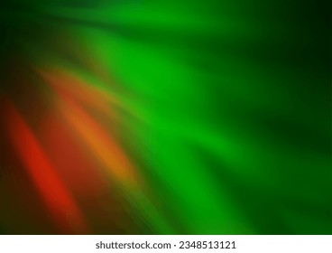 Light Green, Red vector glossy abstract template. Colorful illustration in abstract style with gradient. Brand new design for your business.