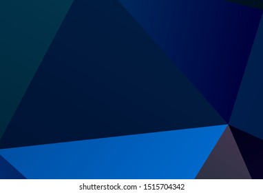 Light Green, Red vector gradient triangles pattern. Geometric illustration in Origami style with gradient.  New template for your brand book.
