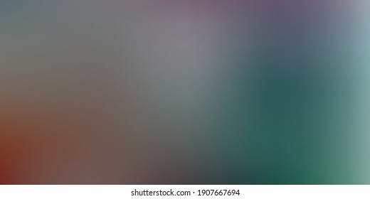 Light green, red vector gradient blur layout. Colorful abstract illustration with blur gradient. Your business gesign.