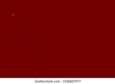 Light Green, Red vector hand painted backdrop. Creative illustration in simple style with leaves. The template for background of cell phones.