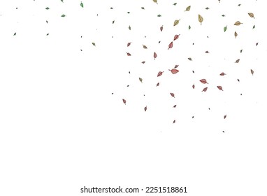 Light Green, Red vector hand painted texture. Colorful illustration in doodle style with leaves. Brand new design for your business.