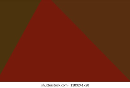 Light Green, Red vector hexagon mosaic template. Colorful abstract illustration with gradient. Triangular pattern for your business design.