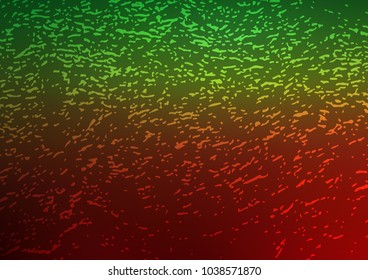 Light Green, Red vector indian curved pattern. Shining colored illustration with doodles in Zen tangle style. A new texture for your design.