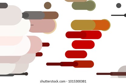 Light Green, Red vector layout with flat lines. Decorative shining illustration with lines on abstract template. Best design for your ad, poster, banner.