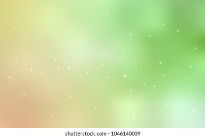 Light Green, Red vector layout with circle shapes. Blurred bubbles on abstract background with colorful gradient. Beautiful design for your business natural advert.