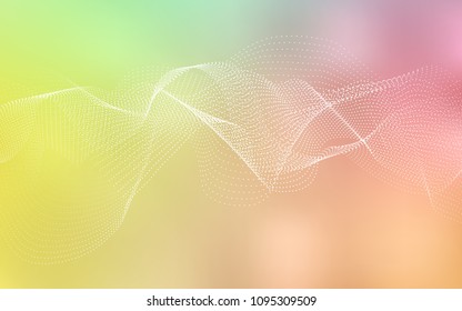 Light Green, Red vector layout with circle shapes. Modern abstract illustration with colorful water drops. New design for ad, poster, banner of your website.