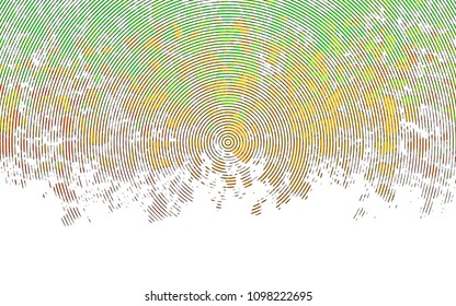 Light Green, Red vector layout with flat lines. Glitter abstract illustration with colored sticks. The pattern can be used for websites.