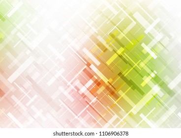 Light Green, Red vector layout with flat lines. Blurred decorative design in simple style with lines. Best design for your ad, poster, banner.