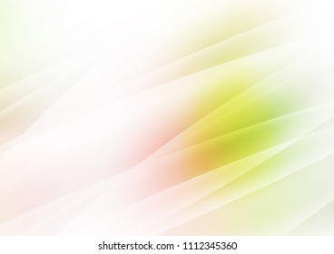 Light Green, Red vector layout with flat lines. Decorative shining illustration with lines on abstract template. The pattern can be used for websites.