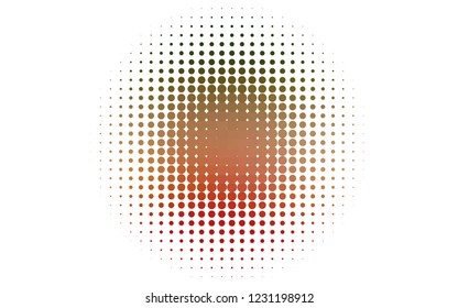 Light Green, Red vector layout with circle shapes. Blurred decorative design in abstract style with bubbles. Design for posters, banners.