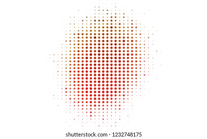 Light Green, Red vector layout with circle shapes. Glitter abstract illustration with blurred drops of rain. Pattern for ads, leaflets.