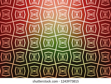 Light Green, Red vector layout with flat lines. Modern geometrical abstract illustration with staves. Pattern for websites, landing pages.