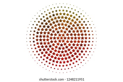 Light Green, Red vector layout with bright stars. Modern geometrical abstract illustration with stars. The pattern can be used for wrapping gifts.