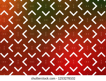 Light Green, Red vector layout with flat lines. Blurred decorative design in simple style with lines. The pattern can be used for websites.