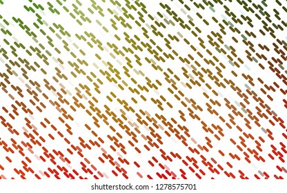 Light Green, Red vector layout with flat lines. Glitter abstract illustration with colored sticks. Pattern for websites, landing pages.