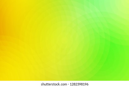 Light Green, Red vector layout with circle shapes. Glitter abstract illustration with blurred drops of rain. Completely new template for your brand book.