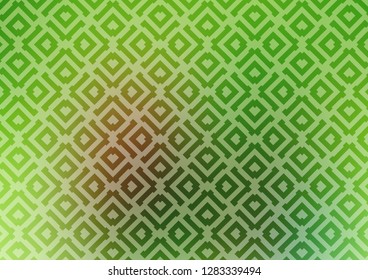 Light Green, Red vector layout with lines, rectangle. Modern geometric abstract illustration with lines, squares. Smart design for your business advert.