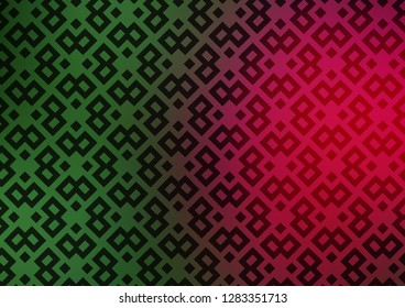 Light Green, Red vector layout with lines, rectangles. Modern abstract illustration with colorful rectangles. Modern template for your landing page.