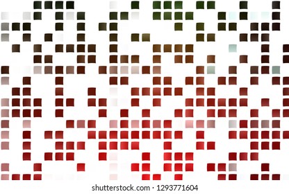 Light Green, Red vector layout with lines, rectangles. Illustration with set of colorful rectangles. The template can be used as a background.