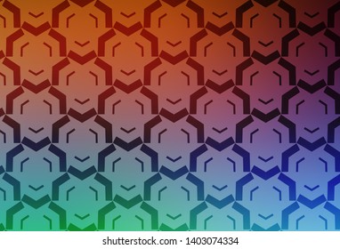 Light Green, Red vector layout with bent lines. A completely new colorful illustration in simple style. A new texture for your  ad, booklets, leaflets.