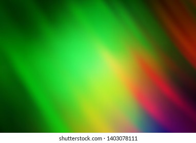 Light Green, Red vector layout with flat lines. Blurred decorative design in simple style with lines. Template for your beautiful backgrounds.