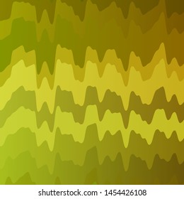 Light Green, Red vector layout with wry lines. Bright sample with colorful bent lines, shapes. Pattern for ads, commercials.