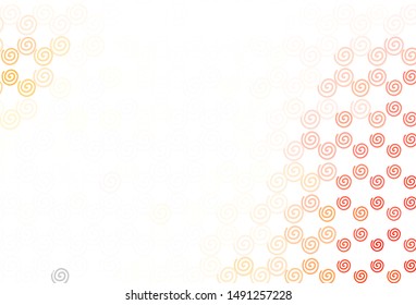 Light Green, Red vector layout with wry lines. Colorful abstract illustration with gradient lines. A completely new template for your design.