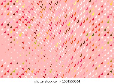 Light Green, Red vector layout with bent lines. Colorful illustration in abstract style with gradient. Elegant pattern for a brand book.