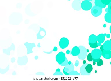 Light Green, Red vector layout with circle shapes. Modern abstract illustration with colorful water drops. Design for poster, banner of websites.