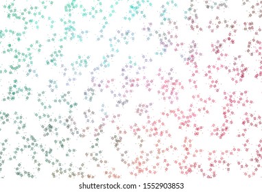 Light Green, Red vector layout with flat lines, dots. Modern geometrical abstract illustration with Lines. Template for your beautiful backgrounds.