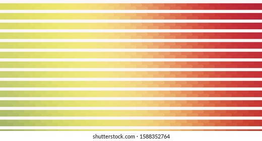 Light Green, Red vector layout with lines. Geometric abstract illustration with blurred lines. Best design for your posters, banners.