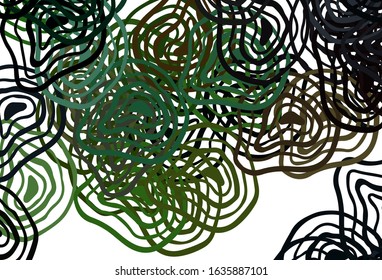 Light Green, Red vector layout with curved lines. An elegant bright illustration with gradient. A completely new design for your business.