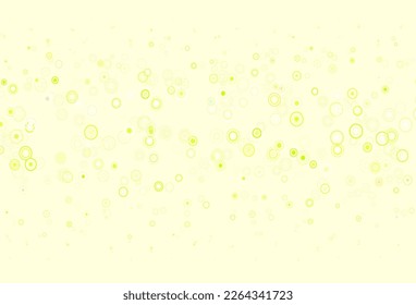 Light Green, Red vector layout with circle shapes. Abstract illustration with colored bubbles in nature style. Pattern for futuristic ad, booklets.
