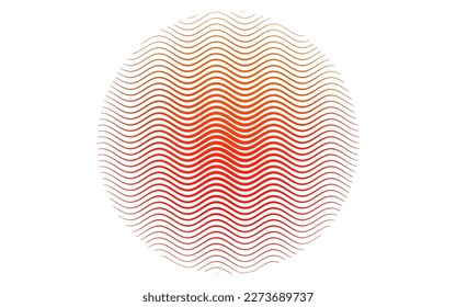 Light Green, Red vector layout with flat lines. Lines on blurred abstract background with gradient. Pattern for ads, posters, banners.