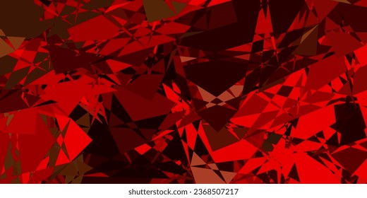 Light Green, Red vector layout with triangle forms. Triangle shapes with colorful gradient in abstract style. Start design for insperarion.