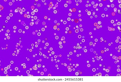 Light Green, Red vector layout with circle shapes. Blurred bubbles on abstract background with colorful gradient. Pattern for ads, leaflets.