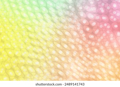 Light Green, Red vector layout with circle shapes. Illustration with set of shining colorful abstract circles. Pattern for textures of wallpapers.