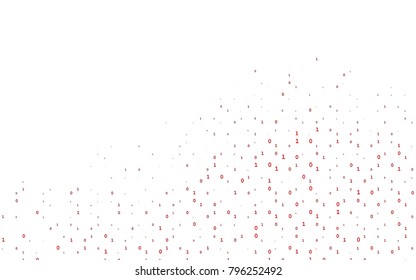 Light Green, Red vector layout with algebra elements. Abstract illustration with colored algebra signs. The pattern can be used for ad, booklets, leaflets of education.