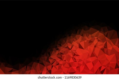 Light Green, Red vector low poly cover. Brand new colored illustration in blurry style with gradient. Brand new style for your business design.