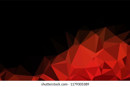 Light Green, Red vector low poly cover. An elegant bright illustration with gradient. A completely new design for your business.