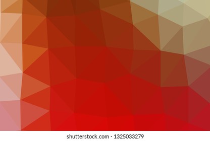 Light Green, Red vector low poly texture. Colorful illustration in Origami style with gradient.  Textured pattern for background.