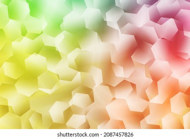 Light Green, Red vector low poly layout. Colorful illustration in polygonal style with gradient. Polygonal design for your web site.