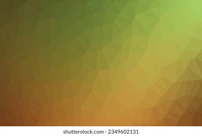 Light Green, Red vector low poly texture. Shining colored illustration in a Brand new style. New texture for your design.