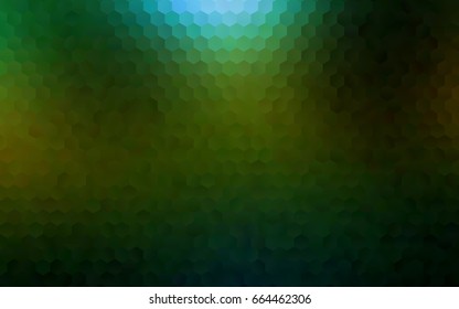 Light Green, Red vector low poly background. A sample with a polygonal design.  