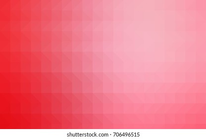 Light Green, Red vector low poly pattern. Creative illustration in halftone style with gradient. A completely new template for your business design.