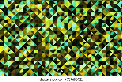 Light Green, Red vector low poly pattern. Creative geometric illustration in Origami style with gradient. A new texture for your design.