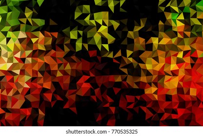 Light Green, Red vector low poly background. Colorful abstract illustration with gradient. The elegant pattern can be used as part of a brand book.