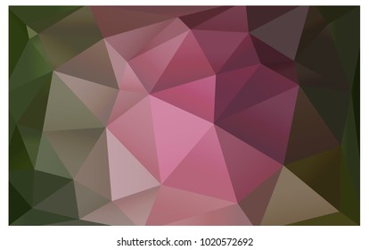 Light Green, Red vector modern geometrical abstract background. Texture, new background. Geometric background in Origami style with gradient. 