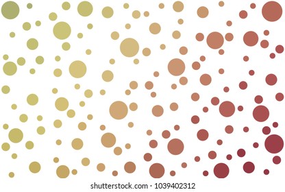 Light Green, Red vector modern geometrical circle abstract background. Dotted texture template. Geometric pattern in halftone style with gradient. 