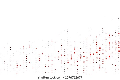Light Green, Red vector modern geometrical background. Abstract template. Geometric pattern in square style with gradient.
